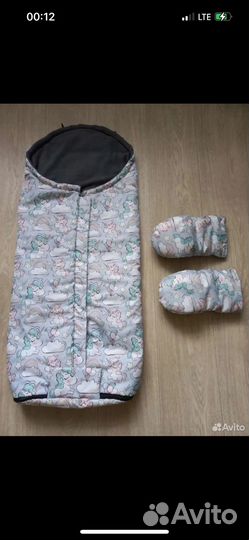 Конверт в коляску + муфта