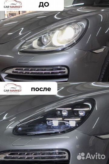 Фары Porsche Cayenne 958.1 (2024 style)