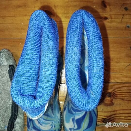 Женские резиновые сапоги