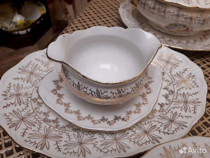 Обеденный сервиз.Мадонна паутинка.Чехия