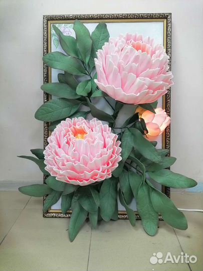 Роза, светильник, торшер, панно из изолона