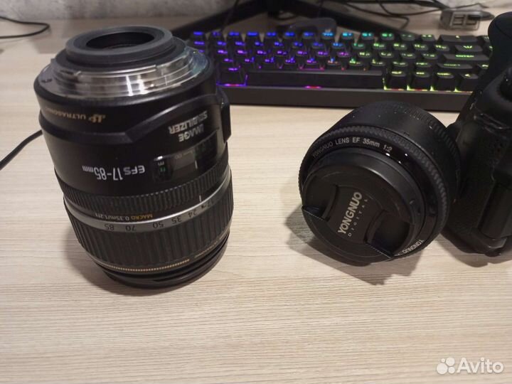 Canon 60d + объективы