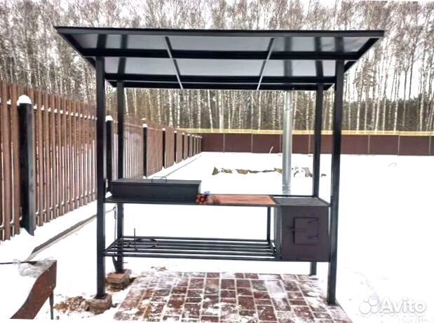 Мангал С крышей