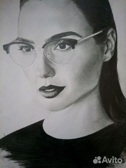 Портрет по фото карандашом