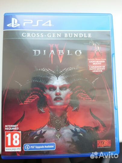 Diablo 4 ps4 диск
