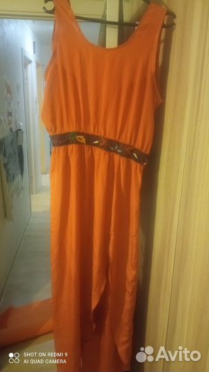 Летнее платье в пол