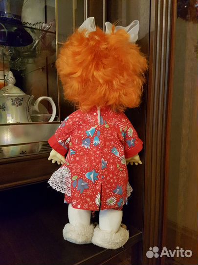 Кукла СССР Даша с соской Ф-ка 8 марта 43см