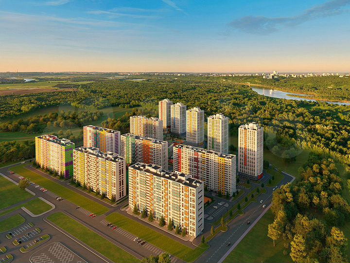 2-к. квартира, 71,6 м², 12/25 эт.