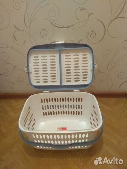 Переноска для кошек пластиковая бу