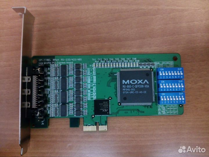 Мультипортовая плата Moxa cp-118el
