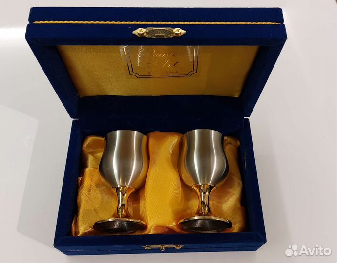 Рюмка винтажная олово