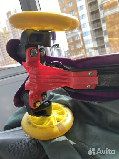 Самокат трехколесный детский kreiss на запчасти