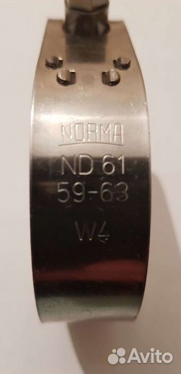 Хомут нержавеющий усиленный