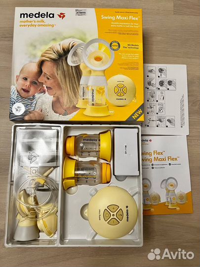 Молокоотсос medela swing maxi flex