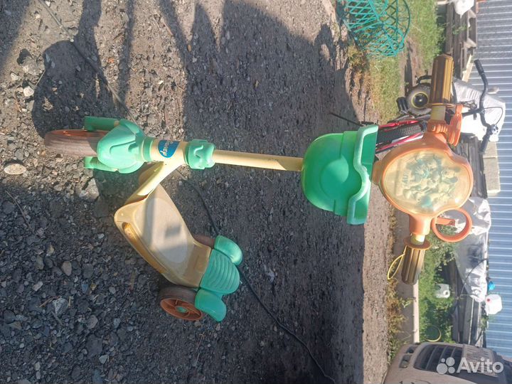 Самокат детский трехколесный бу