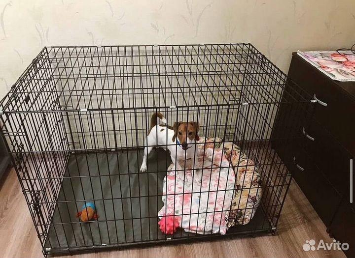 Клетки для собак/кошек, складные, поддон, 2 двери