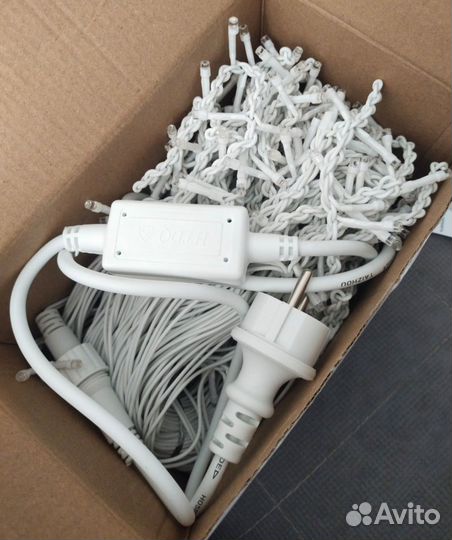 Уличная гирлянда бахрома 25 m