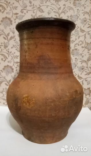 Крынка деревенская. Глиняная. 19 век