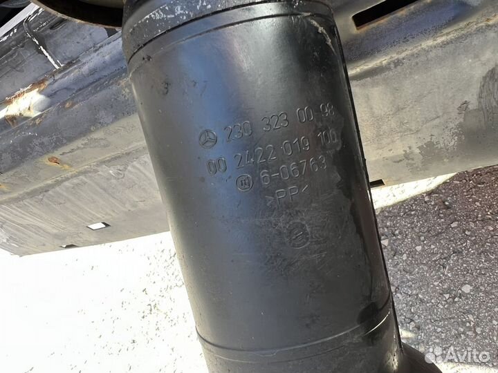 Амортизаторы mercedes sl500 r230 amg гидро