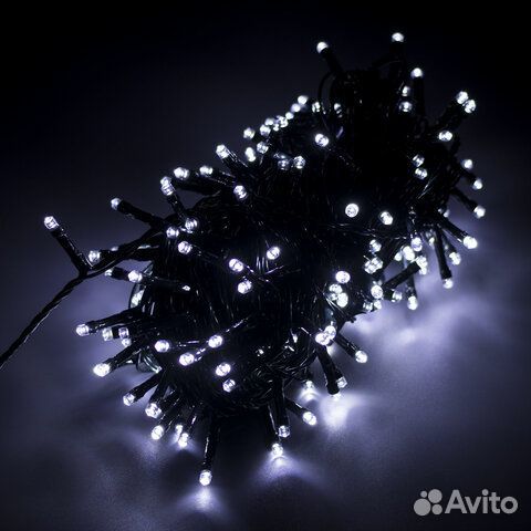 Электрогирлянда-нить уличная Стандарт 20 м, 200 LE