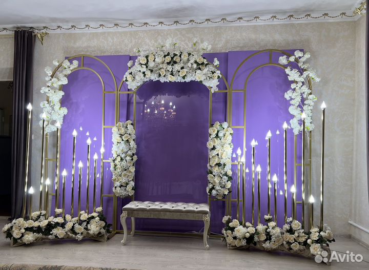 Фотозона Арка Столы