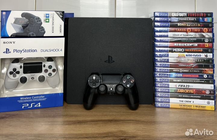 Sony PS4 slim 1tb +700игр