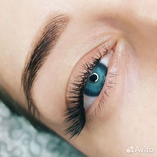 Наращивание, ламинирование ресниц и оформление бро