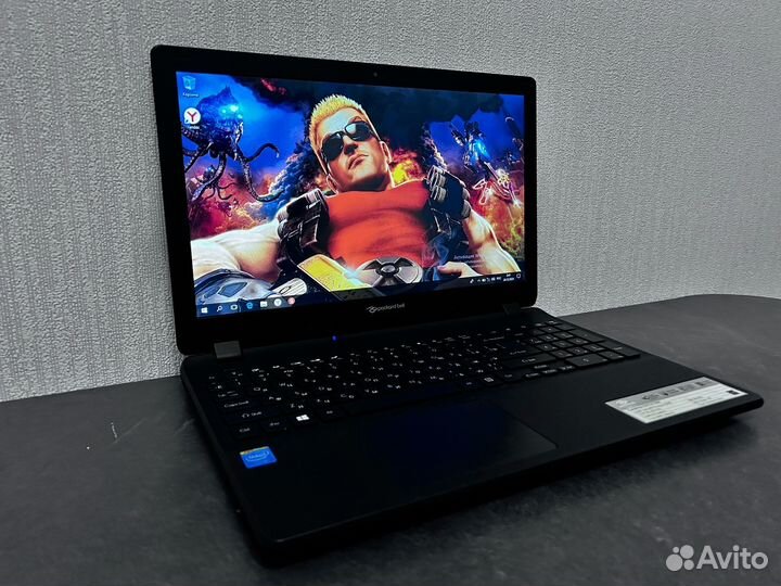 Быстрый ноутбук Packard Bell 500gb/15.6