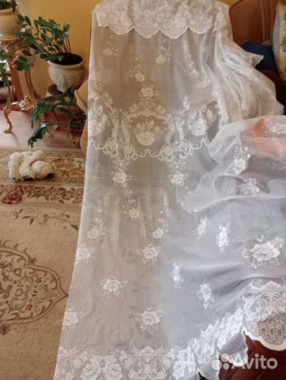 Тюль новый ширина 4,5 метра