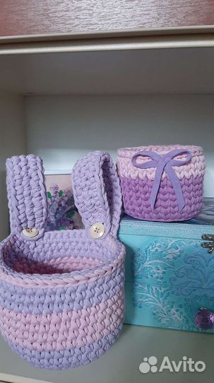 Подвесная корзинка на детскую кровать