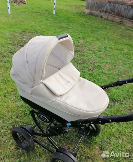 Коляска 2 в 1 aroteam cocoline эко-кожа