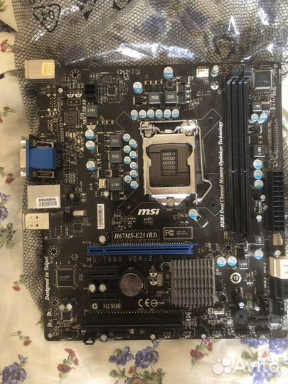 Материнская плата 1155 msi