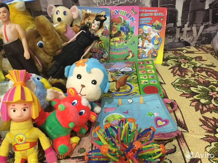 Детские игрушки пакетом для девочки