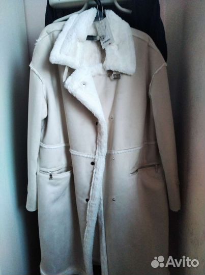 Дубленка женская новая авиатор, куртка