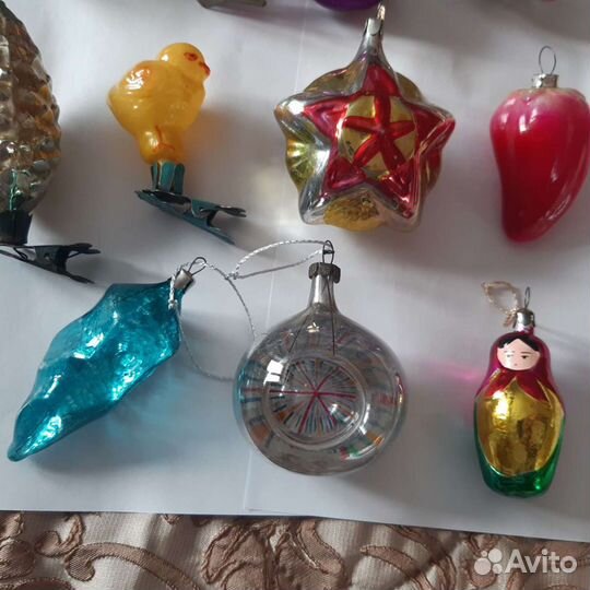 Елочные игрушки СССР