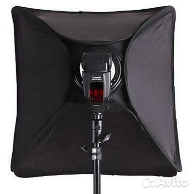 Новый софтбокс 60х60см для накамерной вспышки