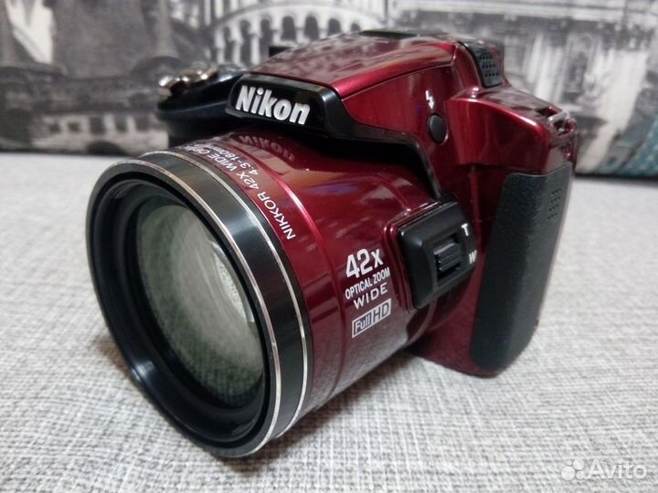 Фотоаппарат Nikon P510 Бордовый