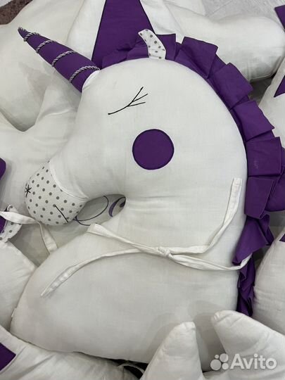 Бортики в кровать