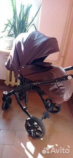 Детская коляска Rant Aura S Line 2 в 1, эко-кожа