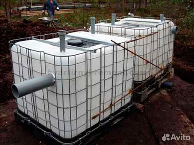 Еврокуб 1000л под септик