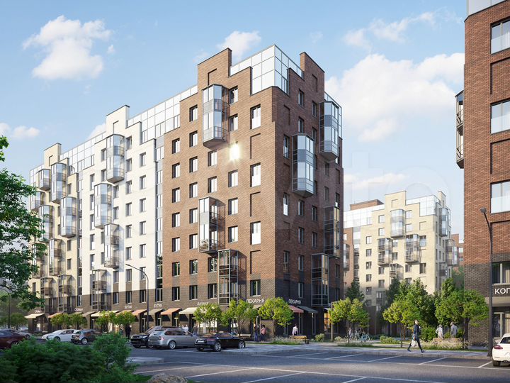 Квартира-студия, 29,4 м², 8/9 эт.