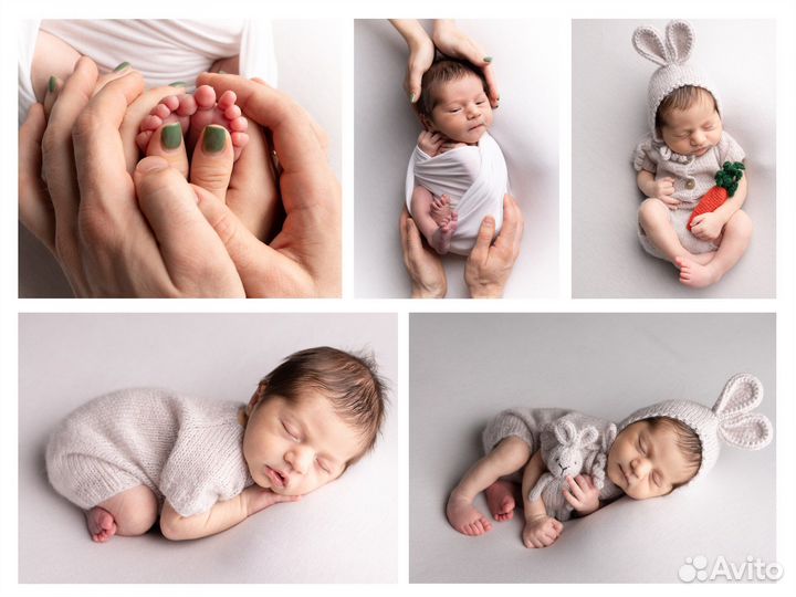 Фотосессия новорожденного ньюборн