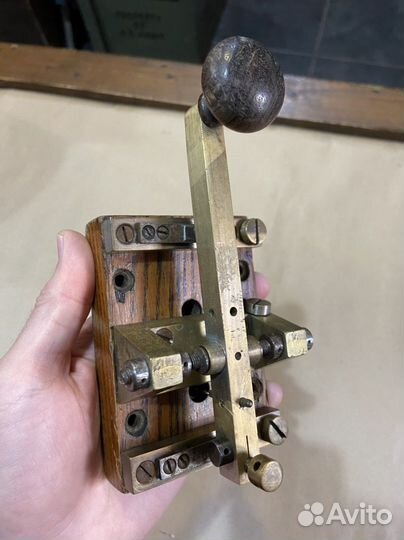 Старинный телеграфный ключ, царская Россия