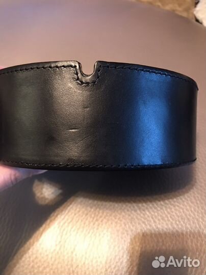 Пепельница для сигар и сигарет из кожи