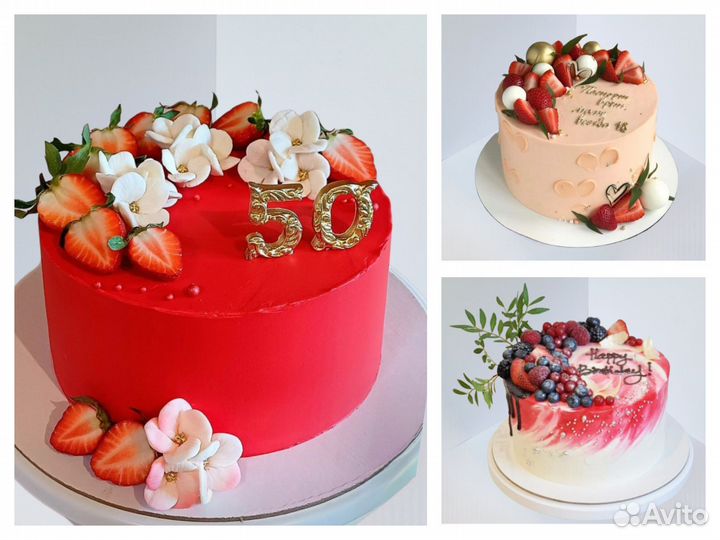 Бенто-торты, торты, трайфлы, капкейки и др