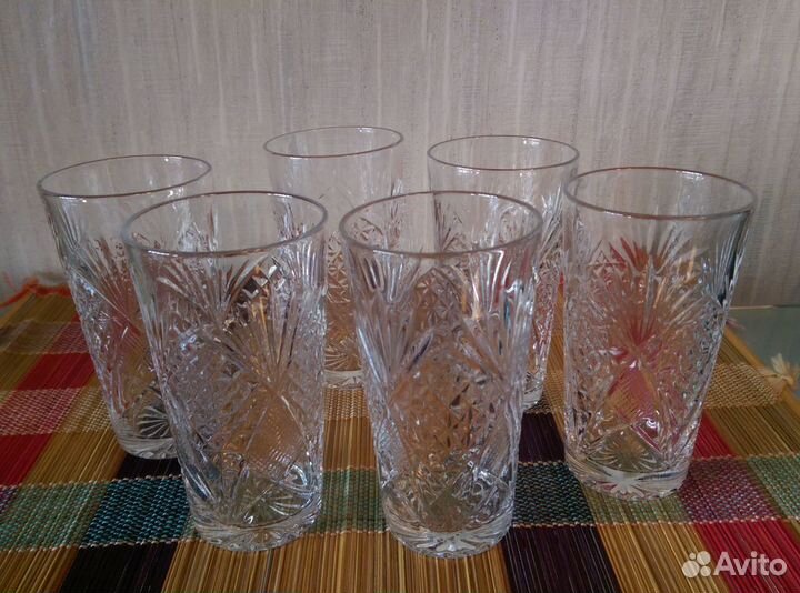 Фужеры хрустальные СССР