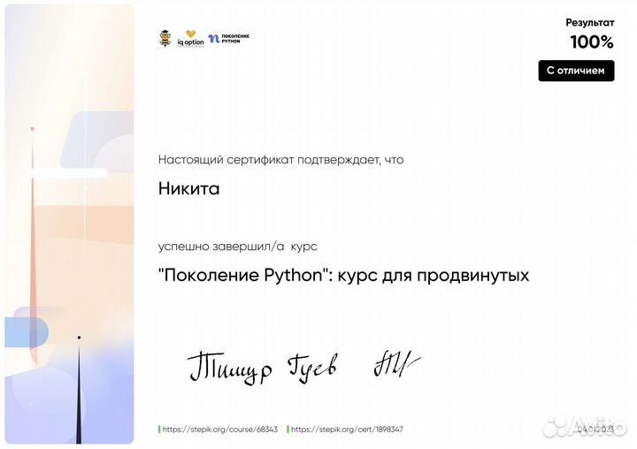 Репетитор по программированию python