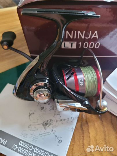 Катушка daiwa ninja lt 1000
