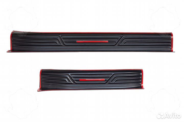 Накладки на пороги Hyundai Creta 2 (21+) RA