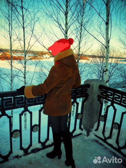 Дубленка натуральная женская короткая